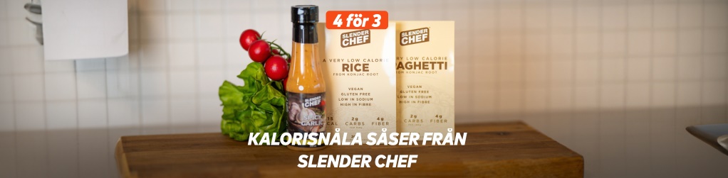 4 fr 3 p hela sortimentet frn Slender Chef